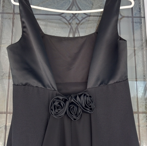 NUMODE Elegant Prom Black Sleeveless Full-Length Dress Size 11/12 Made in Canada - Picture 3 of 10